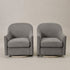 Ethel Swivel Nursery Glider - Slate Gray Nursery Glider | Glider Chairs | Kinwell Furniture | Modern Nursing Chairs | Recliners & Rockers